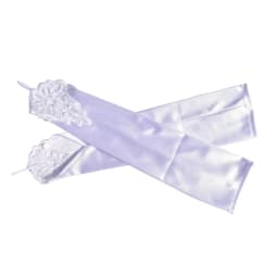 Women Vintage Black Hook Finger 48cm Long Gloves Sexy Fingerless Lace Sequins Satin Party Gloves Wedding Costume Accessories