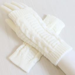 Women Stylish Hand Warmer Winter Gloves Arm Crochet Knitting Faux Wool Mitten Warm Fingerless Glove Twist Pattern Women Gloves