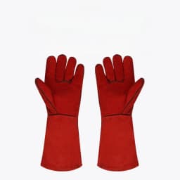 Hot Sale 1 Pair 40cm Safety Work Labor Glove Welding Gloves Heat Cut Resistant Insulated Custom Design Welding Leather Gloves