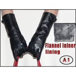 Leather Gloves Women's Sheepskin Mid-length Plus Velvet Thickened Winter Warmth Color Touch screen Authentic 2025 New style