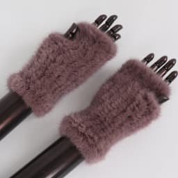 New Women Winter Luxury Real Mink Fur Gloves 100% Natural Warm Mink Fur Fingerless Gloves Girls Knitted Genuine Mink Fur Mittens