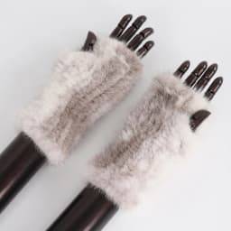 New Women Winter Luxury Real Mink Fur Gloves 100% Natural Warm Mink Fur Fingerless Gloves Girls Knitted Genuine Mink Fur Mittens