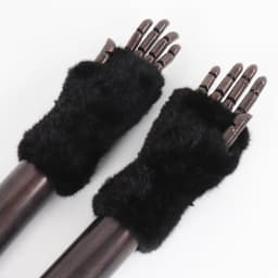 New Women Winter Luxury Real Mink Fur Gloves 100% Natural Warm Mink Fur Fingerless Gloves Girls Knitted Genuine Mink Fur Mittens