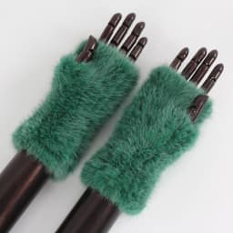 New Women Winter Luxury Real Mink Fur Gloves 100% Natural Warm Mink Fur Fingerless Gloves Girls Knitted Genuine Mink Fur Mittens