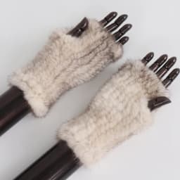 New Women Winter Luxury Real Mink Fur Gloves 100% Natural Warm Mink Fur Fingerless Gloves Girls Knitted Genuine Mink Fur Mittens