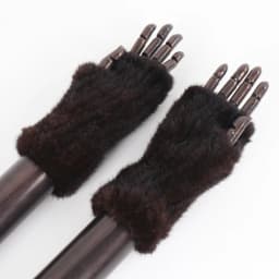 New Women Winter Luxury Real Mink Fur Gloves 100% Natural Warm Mink Fur Fingerless Gloves Girls Knitted Genuine Mink Fur Mittens