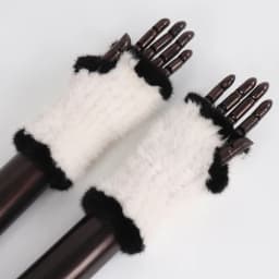 New Women Winter Luxury Real Mink Fur Gloves 100% Natural Warm Mink Fur Fingerless Gloves Girls Knitted Genuine Mink Fur Mittens