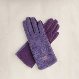 Imitation Teddy Hair Suede Women Winter Keep Warm Touch Screen Gloves Fashion Personality Add Velvet Thickened Soft
