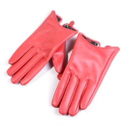 Men's Male 100% Real Leather Sheep Skin shrink Wrist Unlined Tactical Wrist Button Military Short Gloves