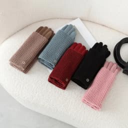 3 Ways to Wear Removable Winter Women Gloves Keep Warm Touch Screen Knitted Suede Solid Soft Add Velvet Not Bloated Prevent Cold