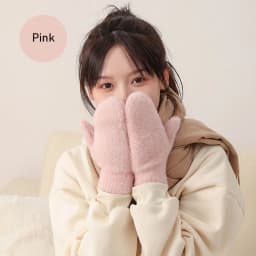 Women Winter Mink Down Gloves Female Plus Velvet Thicken Knitting Warm Mittens Youth Student Girl Cute Soft Elastic Gloves