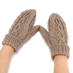 Women Fashion Knit Twist Flowers Mittens Winter Female Halter Neck Thicken Warm Youth Full Finger Gloves Girls Gift Outdoor Ski