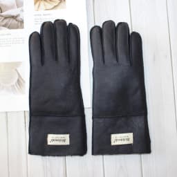 New Winter Women's Sheepskin Fur Gloves Thickened Warm Wool Lining Windproof Leather Driving Gloves