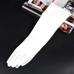 30 40 50 60 70 80cm Women's Ladies Real Leather Sheepskin Fashion Overlength Party Evening Wedding Opera/Long Gloves