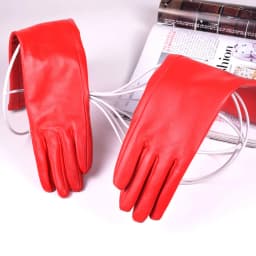 30 40 50 60 70 80cm Women's Ladies Real Leather Sheepskin Fashion Overlength Party Evening Wedding Opera/Long Gloves