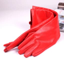 30 40 50 60 70 80cm Women's Ladies Real Leather Sheepskin Fashion Overlength Party Evening Wedding Opera/Long Gloves