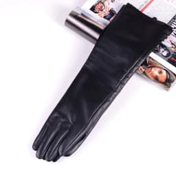 30 40 50 60 70 80cm Women's Ladies Real Leather Sheepskin Fashion Overlength Party Evening Wedding Opera/Long Gloves