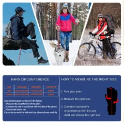 Winter Cycling Gloves for Men Women Warm Fleece Biking Glove for Riding Bicycle Gloves Waterproof Touchscreen Accessories