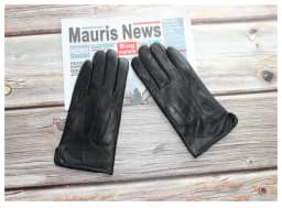 New Men's Sheepskin Gloves Classic Fashion Leather Gloves Wear-Resistant Winter Plus Velvet Warm Gloves