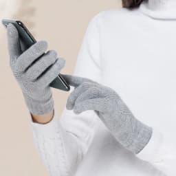Women Winter Thickening Cold-proof Outdoor Cycling Warm Touch Screen Knitted Woolen Gloves Fashion Solid Color Student