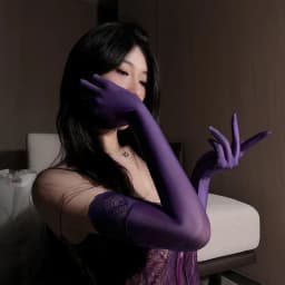 High Stretch Tight Stocking Gloves Underwear Accessories Women Sexy Smooth Oil Glossy Long Gloves Thin Sheer Seamless Mittens