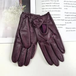 Women Fashion New Hollow Breathable High-Quality Goatskin Genuine Leather Outdoor Cycling Colorful Gloves Spring and Autumn