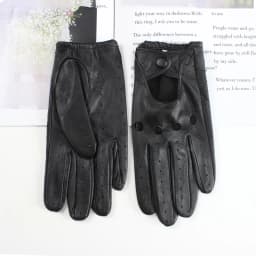 Women Fashion New Hollow Breathable High-Quality Goatskin Genuine Leather Outdoor Cycling Colorful Gloves Spring and Autumn