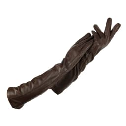 CHING YUN Woman Gloves New 2020 Winter Warm Cashmere Lining Ladies Gloves Long Gloves Elbow Arm Sleeve Genuine Leather