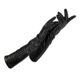 CHING YUN Woman Gloves New 2020 Winter Warm Cashmere Lining Ladies Gloves Long Gloves Elbow Arm Sleeve Genuine Leather