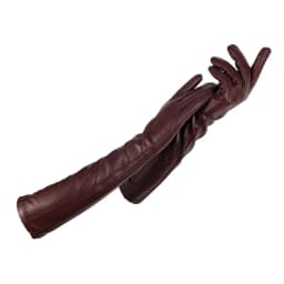 CHING YUN Woman Gloves New 2020 Winter Warm Cashmere Lining Ladies Gloves Long Gloves Elbow Arm Sleeve Genuine Leather