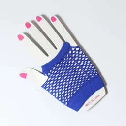 1Pair Black Fishnet Gloves Girl Sheer Mesh Mittens Gloves Adult Woman Disguise Rock Fancy Night Club Party Sexy Fashion Gloves