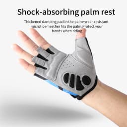 Half Finger Cycling Gloves Summer Bicycle Gloves Shock-absorption Breathable Mountain Bike MTB Gloves Cycling Accessories