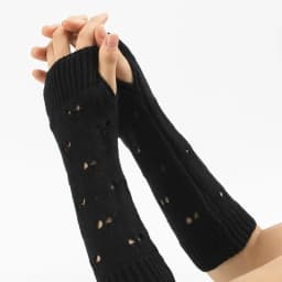 Women Stylish Hand Warmer Winter Gloves Arm Crochet Knitting Faux Wool Mitten Warm Jacquard Fingerless Glove Femme Women Gloves