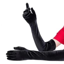 KayCrowne Fashion Luxury Velvet Warm Sexy Gloves Women Wedding Dinner Club Party Prom Dancing Dress Long Glove Mittens T245