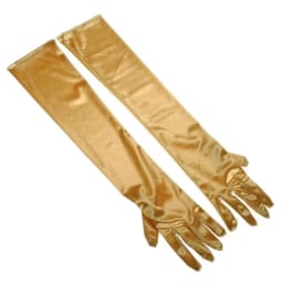 Korean Women Christmas White Wedding Dress Long Satin Elastic Etiquette Gloves Summer Sunscreen UV Full Finger Driving Glove K14