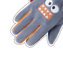 Winter Children's Gloves Cycling Autumn Cute Cartoon Warm Gloves Soft Outdoor Polar Fleece Kids Windproof Student Riding Gloves