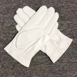 Fashion Quality Genuine Leather White Gloves For Man Solid Wrist Full Finger Lambskin Mittens Warm Winter Windproof Driving