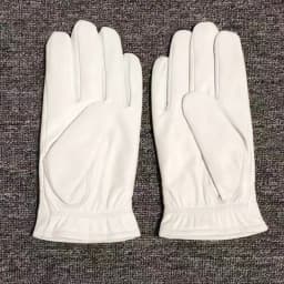 Fashion Quality Genuine Leather White Gloves For Man Solid Wrist Full Finger Lambskin Mittens Warm Winter Windproof Driving