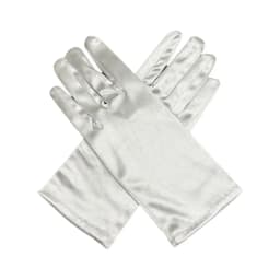 Satin Short Gloves for Women Elegant Temperament Princess Wedding Bridal Multicolor Gloves Stage Performance Dinner Accessories