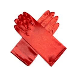 Satin Short Gloves for Women Elegant Temperament Princess Wedding Bridal Multicolor Gloves Stage Performance Dinner Accessories