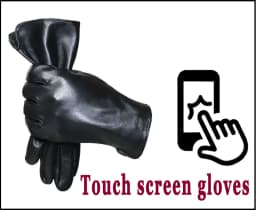 Men's and Women's Leather Gloves Sheepskin Single Leather Unlined Thin Spring, Autumn and Winter Motorcycle Riding Touch Screen