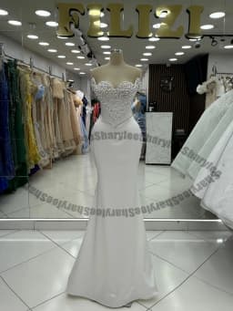 Elegant Mermaid Wedding Dresses for Women Pearls Lace Up Back Vestidos De Novia Bespoke Engagement Wedding Party Customized