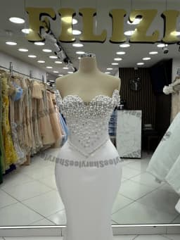 Elegant Mermaid Wedding Dresses for Women Pearls Lace Up Back Vestidos De Novia Bespoke Engagement Wedding Party Customized