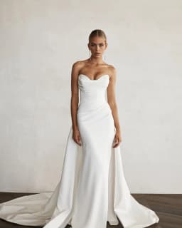 Modern Mermaid Front Slit Bridal Gowns Sweep Train Wedding Gowns Sweetheart Bridal Dresses 2026 Boho Women Two Piec Custom Made