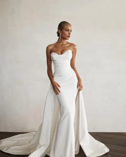 Modern Mermaid Front Slit Bridal Gowns Sweep Train Wedding Gowns Sweetheart Bridal Dresses 2026 Boho Women Two Piec Custom Made