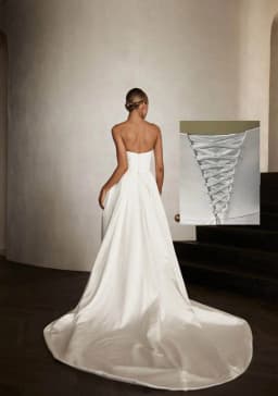 Modern Mermaid Front Slit Bridal Gowns Sweep Train Wedding Gowns Sweetheart Bridal Dresses 2026 Boho Women Two Piec Custom Made
