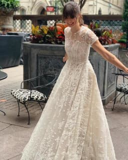 Bohemia Vintage Wedding Dresses O-Neck Short Sleeves Bridal Gowns Lace Appliques 웨딩드레스 Vestidos De Novia Customized 2026