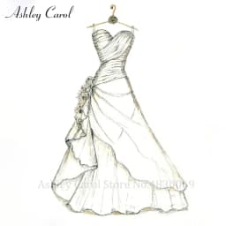 Personalized customized wedding dress price difference payment link