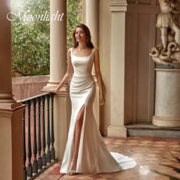Elegant Pleat Square Collar Mermaid Wedding Dress 2026 Spaghetti Strpas Split Open Back Sleeveless Vestidos De Novia Customized