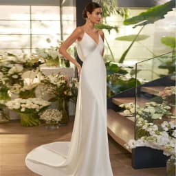 Simple Wedding Dresses for Woman Customized Spaghetti Straps V Neck Ivory Mermaid Bridal Gowns Sexy Backless Bridal Dress 2026